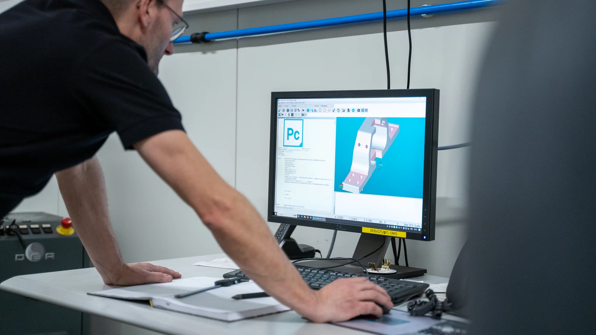 CNC-Messprogrammierung in der Arbeitsvorbereitung der sk Kromer GmbH in Radolfzell